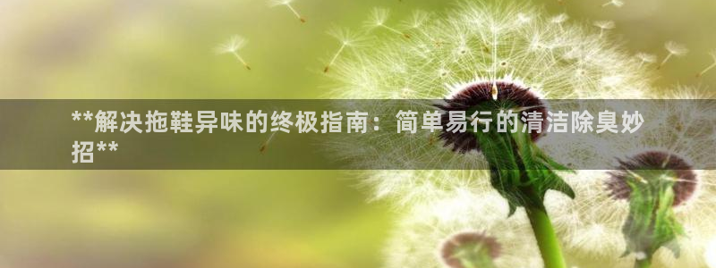 尊龙凯时家居是品牌吗：**解决拖鞋异味的终极指南：简单易