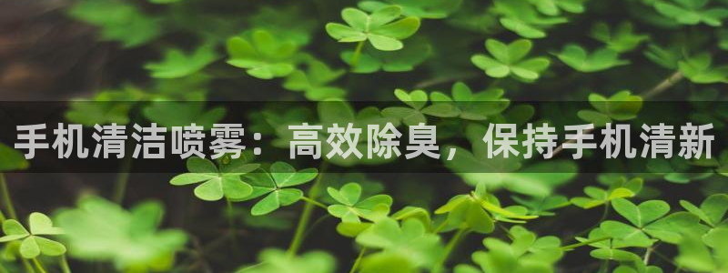 尊龙凯时登陆入口：手机清洁喷雾：高效除臭，保持手机清新